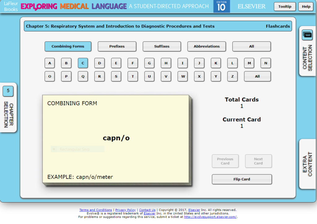 Online Resources Medical Terminology Flashcards | Medical Terminology