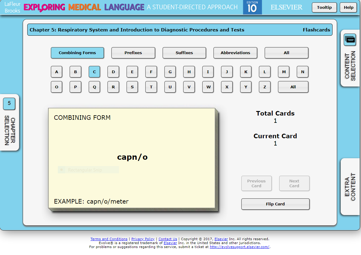 Online Resources Medical Terminology Flashcards