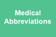 Medical Abbreviations Quiz